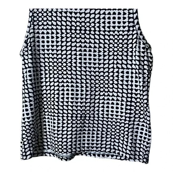 2028. PRIMA COTTON SLEEVELESS COLLARED 1/4 ZIP TOP SEE MEASUREMENTS FOR SIZE - Picture 8 of 8